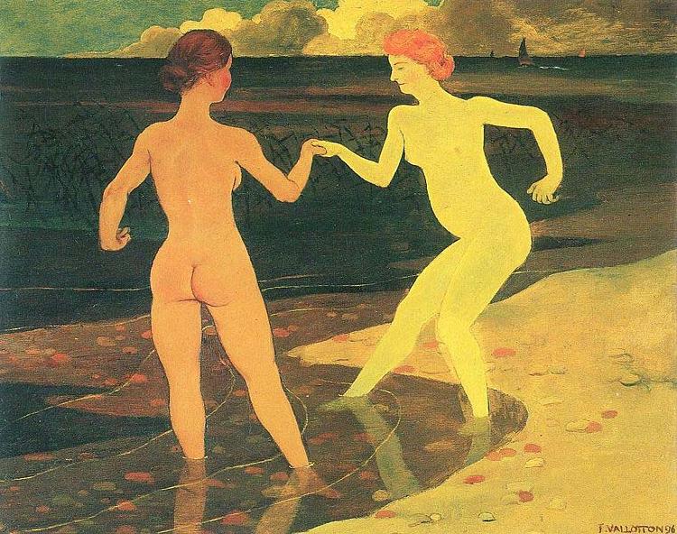 Felix Vallotton The Mistress and the Servant, oil painting image